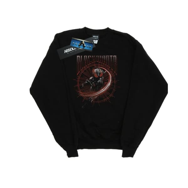 DC Comics Pojkar Aquaman Svart Manta Circle Sweatshirt Black 9-11 Years