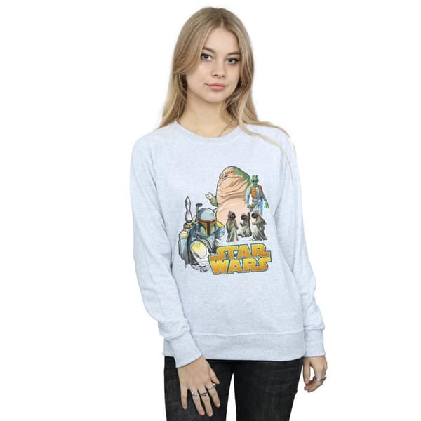 Star Wars Womens/Ladies Vintage Montage Sweatshirt