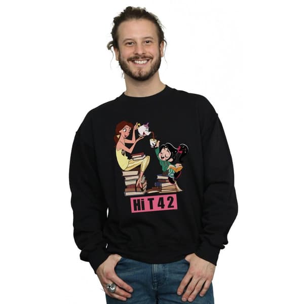 Disney Mens Wreck It Ralph Belle And Vanellope Sweatshirt