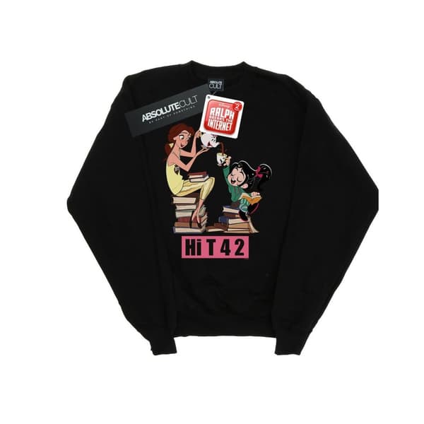 Disney Mens Wreck It Ralph Belle And Vanellope Sweatshirt