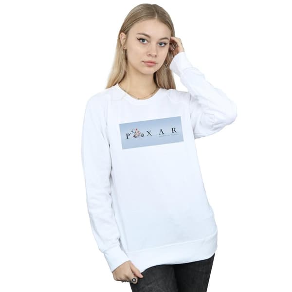 Disney Dam/Tjej Toy Story 4 Duke Caboom Pixar Studios Logo Sweatshirt