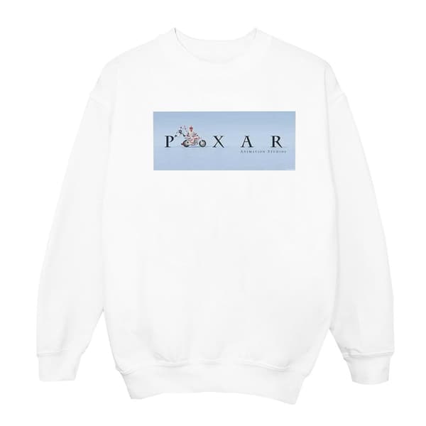 Disney Dam/Tjej Toy Story 4 Duke Caboom Pixar Studios Logo Sweatshirt