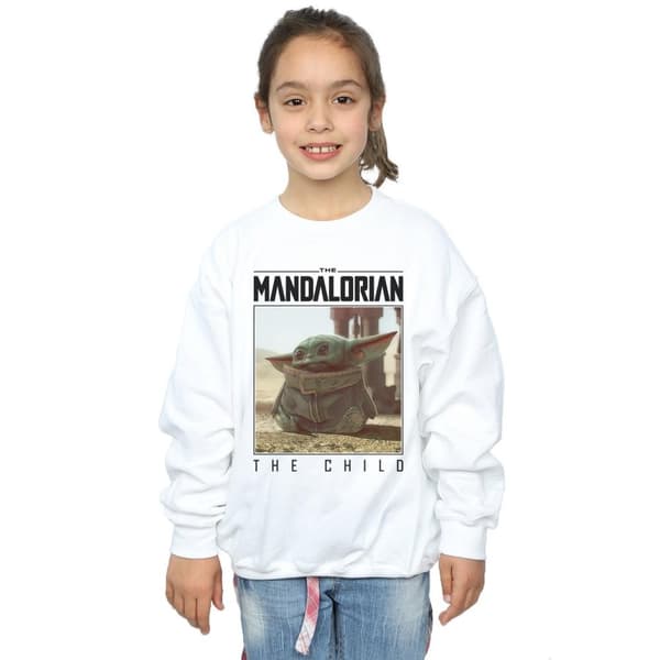 Star Wars Girls The Mandalorian The Child Frame Sweatshirt