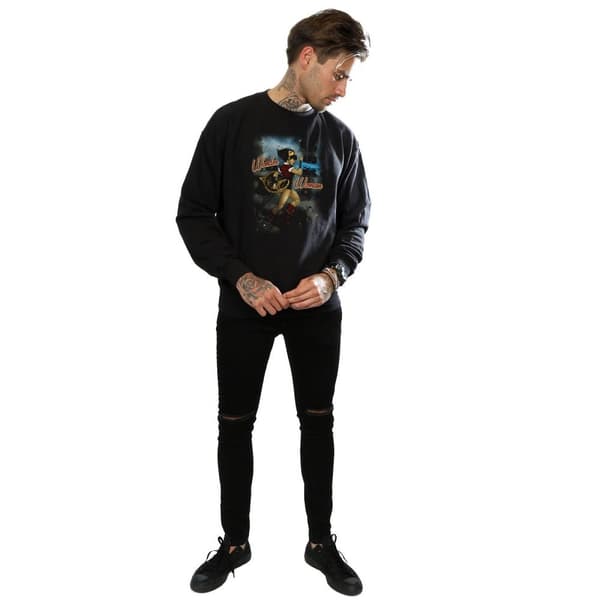 DC Comics Mens Wonder Woman Bombshell Cover Sweatshirt