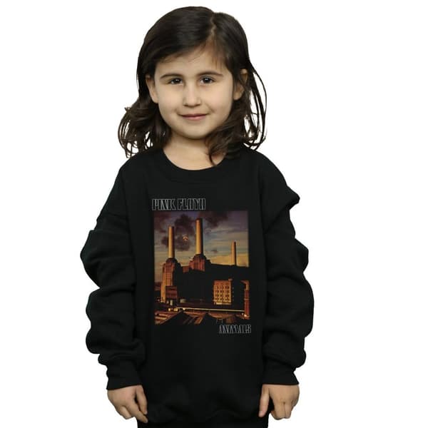 Pink Floyd Girls Animals Poster Sweatshirt