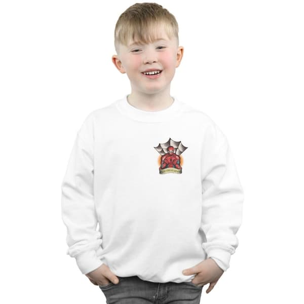 Marvel Pojkar Spider-Man Tattoo - Sweatshirt med brösttryck
