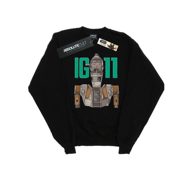 Star Wars Mens The Mandalorian IG-11 Bounty Hunter Sweatshirt