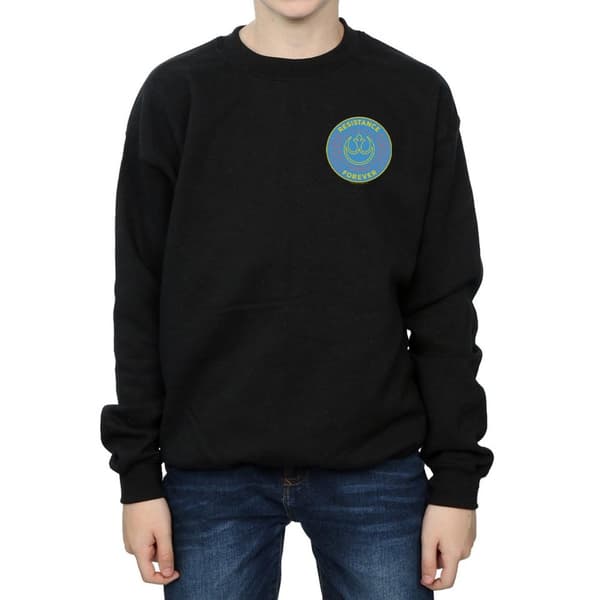 Star Wars: The Rise of Skywalker Sweatshirt med brösttryck Resistance Forever för pojkar