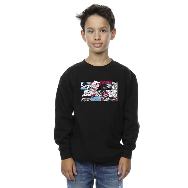 DC Comics Pojkar - Superman - Sweatshirt med seriestrippar