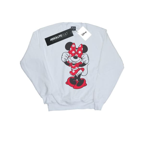Disney Dam/kvinnor Minnie Mouse Bow Eyes Sweatshirt