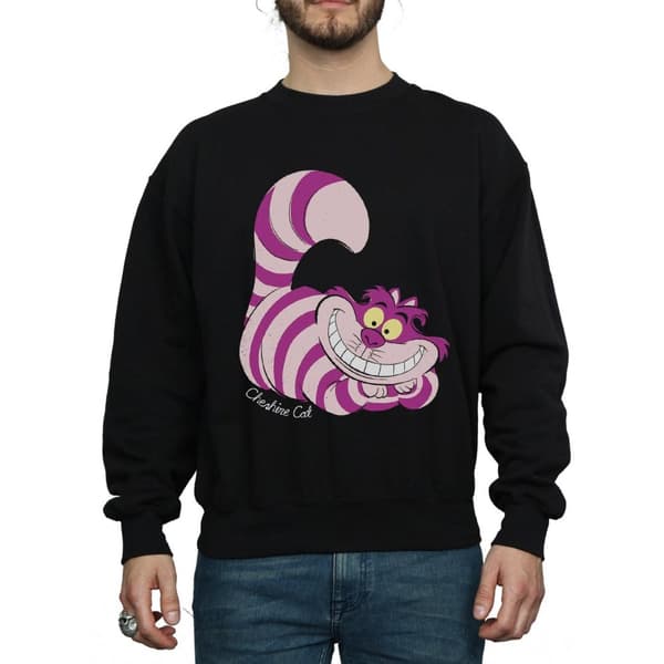 Disney Mens Alice In Wonderland Cheshire Cat Sweatshirt
