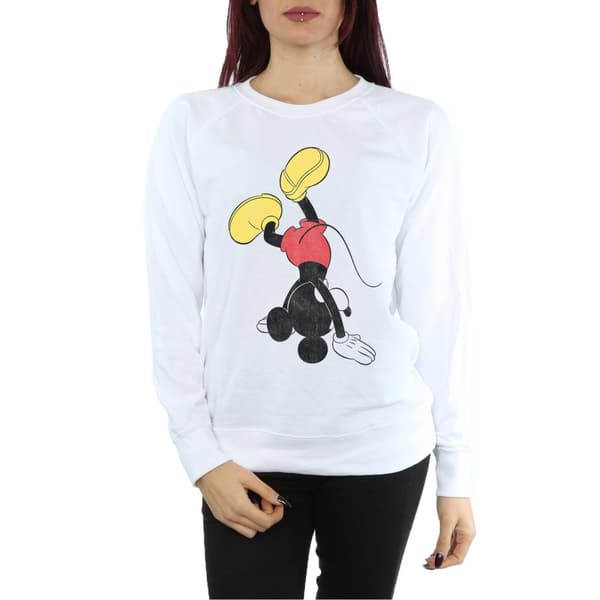 Disney Dam/Tjej Musse Pigg Uppochner Sweatshirt