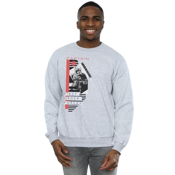 Star Wars Mens The Last Jedi Captain Phasma Sweatshirt