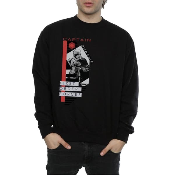 Star Wars Mens The Last Jedi Captain Phasma Sweatshirt