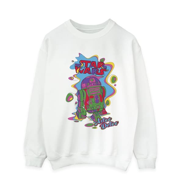 Star Wars R2D2 Pop Art-tröja för herrar White XL