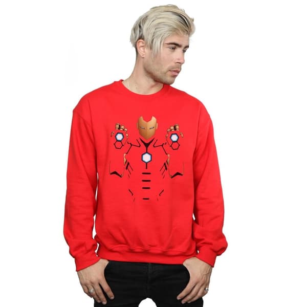 Marvel Sweatshirt med bepansrad dräkt - Iron Man