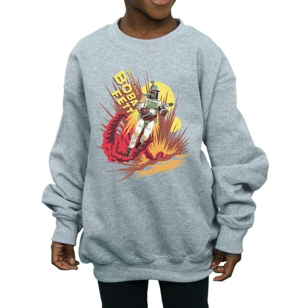 Star Wars Girls Boba Fett Rocket Powered Sweatshirt