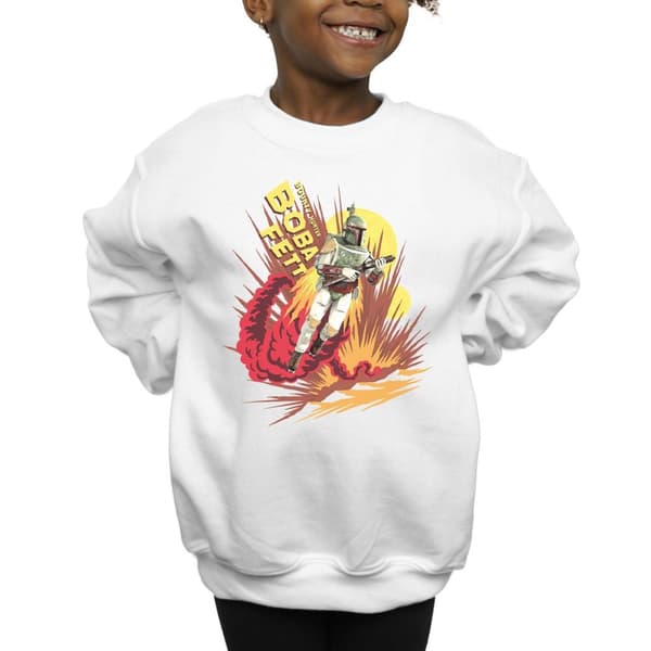 Star Wars Girls Boba Fett Rocket Powered Sweatshirt