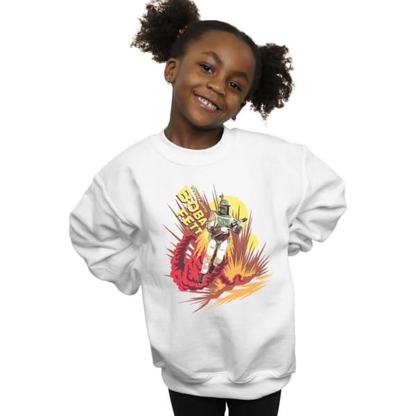 Star Wars Girls Boba Fett Rocket Powered Sweatshirt