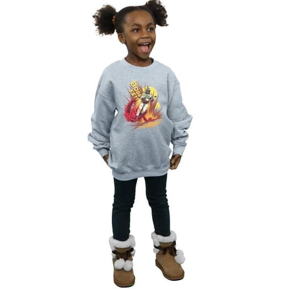 Star Wars Girls Boba Fett Rocket Powered Sweatshirt