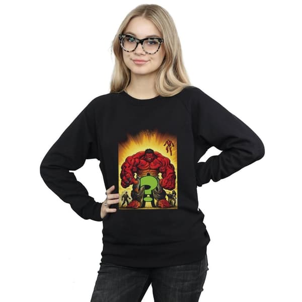 Marvel Womens/Ladies Who Is The Red Hulk Sweatshirt