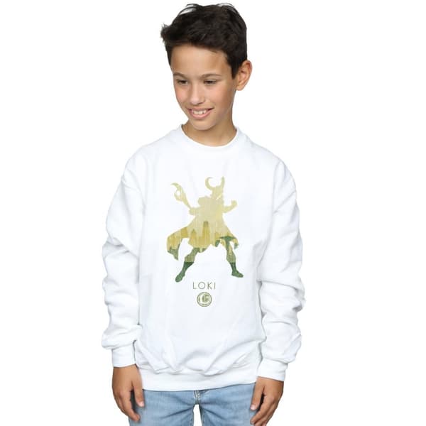 Marvel Pojkar Loki Silhouette Sweatshirt