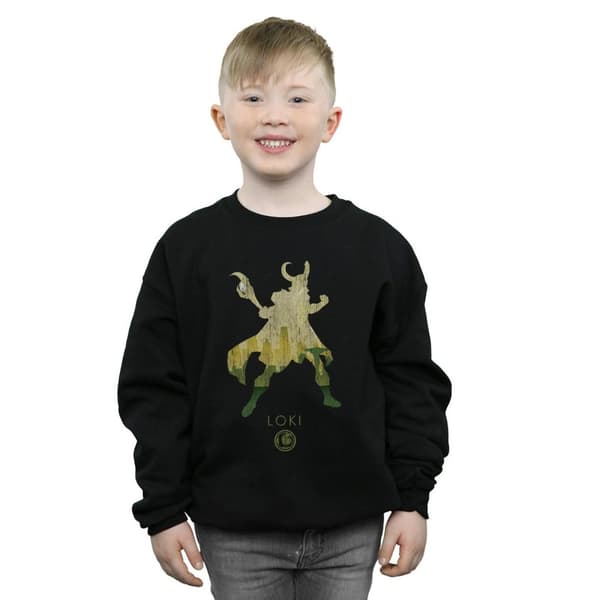 Marvel Pojkar Loki Silhouette Sweatshirt