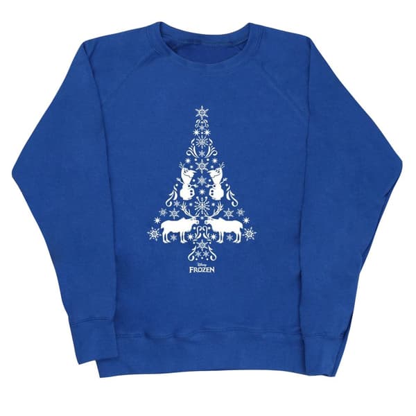 Disney Dam/kvinnor Frozen Christmas Tree Sweatshirt