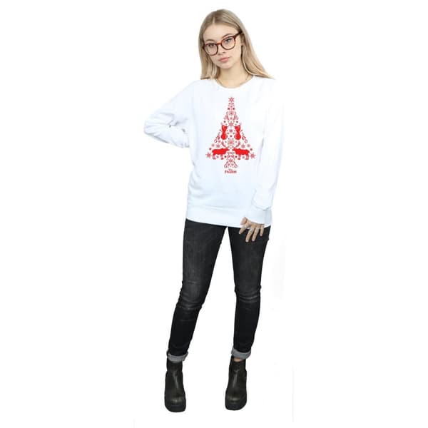 Disney Dam/kvinnor Frozen Christmas Tree Sweatshirt