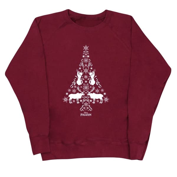 Disney Dam/kvinnor Frozen Christmas Tree Sweatshirt