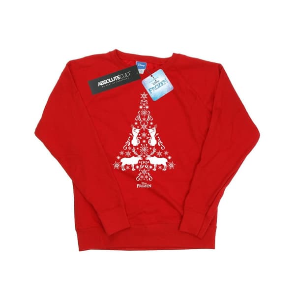 Disney Dam/kvinnor Frozen Christmas Tree Sweatshirt
