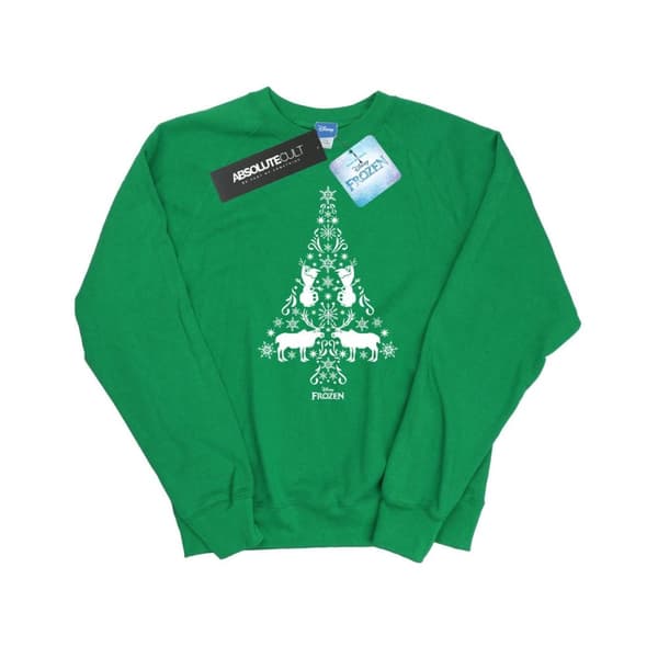 Disney Dam/kvinnor Frozen Christmas Tree Sweatshirt