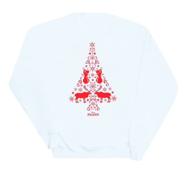 Disney Dam/kvinnor Frozen Christmas Tree Sweatshirt