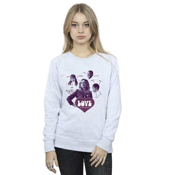 Netflix Dam/kvinnor Sex Education Love Mindmaps Sweatshirt