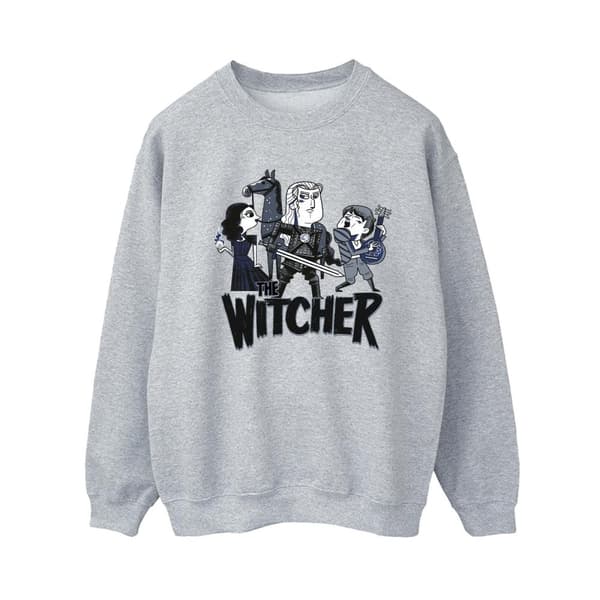 Netflix Dam/Tjej The Witcher Team Illustrated Sweatshirt