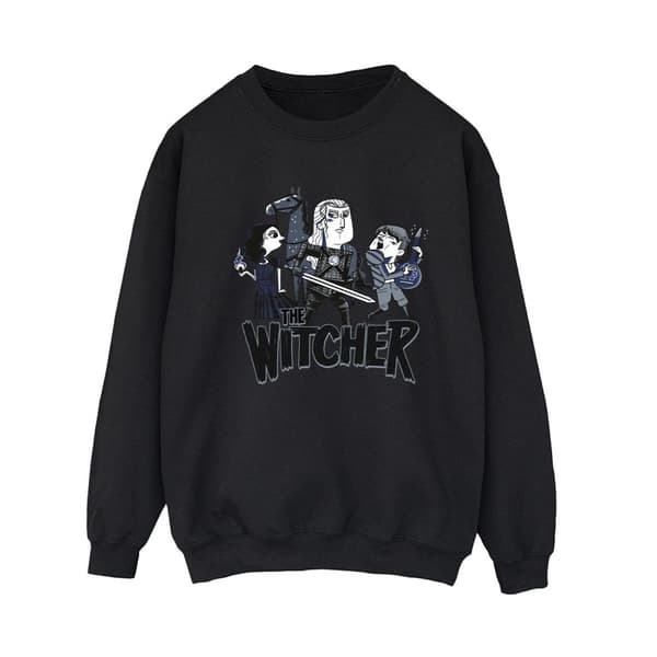 Netflix Dam/Tjej The Witcher Team Illustrated Sweatshirt