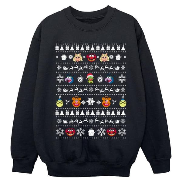 Disney Sweatshirt med huvuden från Mupparnas jul för pojkar