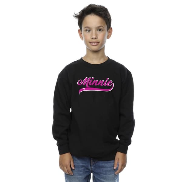 Disney Boys Minnie Mouse Logo Sweatshirt
