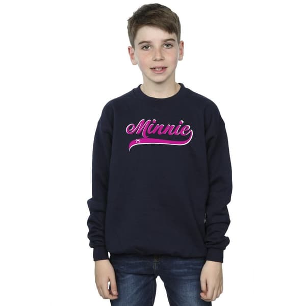 Disney Boys Minnie Mouse Logo Sweatshirt