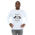 Miniatyrbillede 2 af 3: Disney Mens Mickey And Minnie Mouse Mousecrush Mondays Sweatshirt