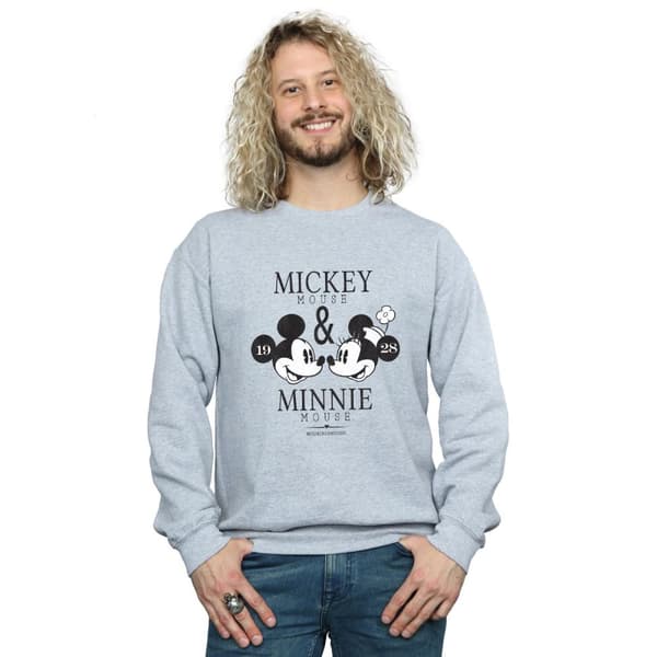 Disney Mens Mickey And Minnie Mouse Mousecrush Mondays Sweatshirt