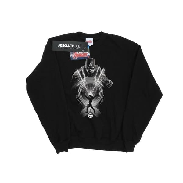 Marvel Boys Captain America Circle Sweatshirt
