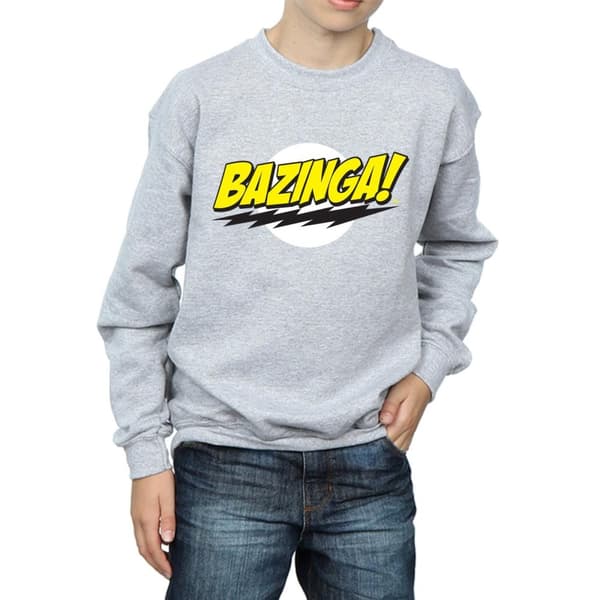 The Big Bang Theory Boys Sheldon Bazinga Sweatshirt