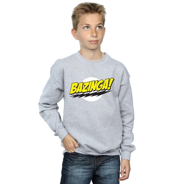 The Big Bang Theory Boys Sheldon Bazinga Sweatshirt