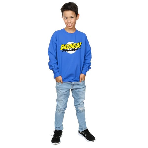 The Big Bang Theory Boys Sheldon Bazinga Sweatshirt
