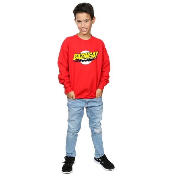 The Big Bang Theory Boys Sheldon Bazinga Sweatshirt