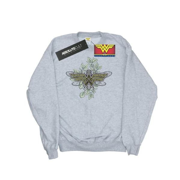 DC Comics Womens/Ladies Wonder Woman Butterfly Logo Sweatshirt