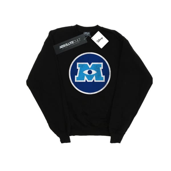Disney Mens Monsters University Monster Emblem Sweatshirt