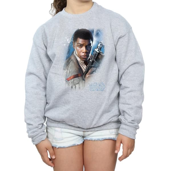 Star Wars Girls The Last Jedi Finn Brushed Sweatshirt