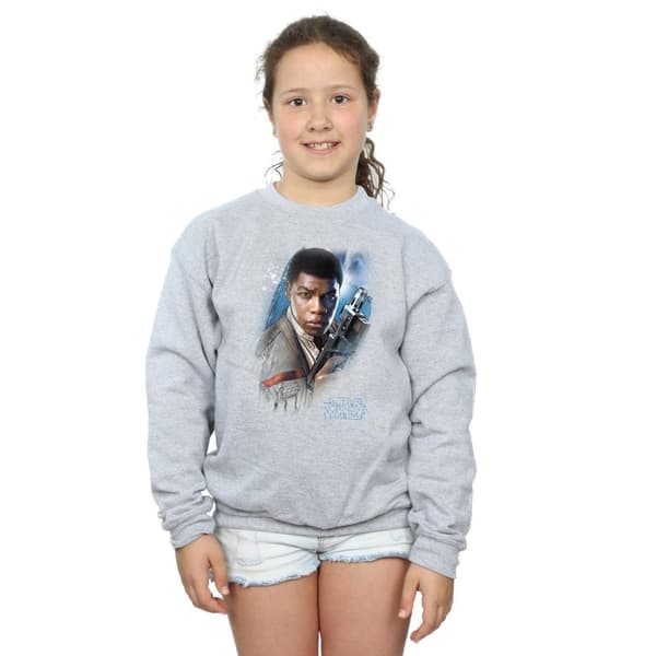 Star Wars Girls The Last Jedi Finn Brushed Sweatshirt